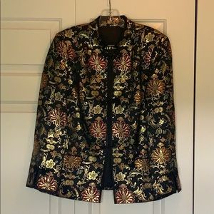 NWOT Gorgeous Embroidered Coat from Hong Kong